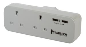 ADAPTOR 2WAY WITH 2USB BS ADAPTOR 2WAY WITH 2USB BS